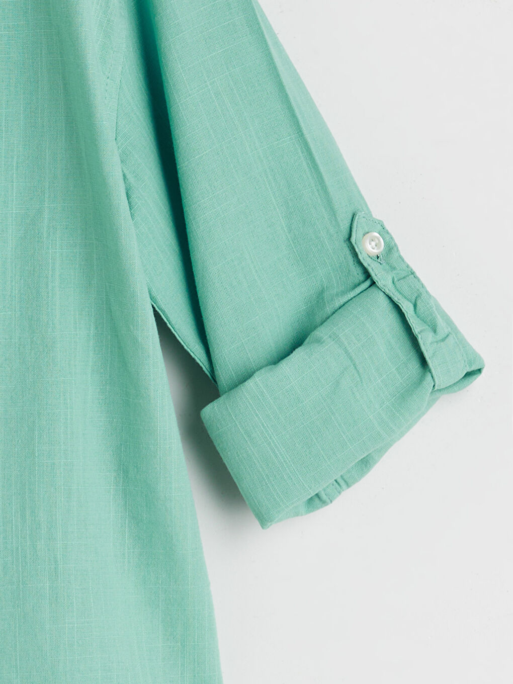 Риза за момчета с яка тип дядо-2