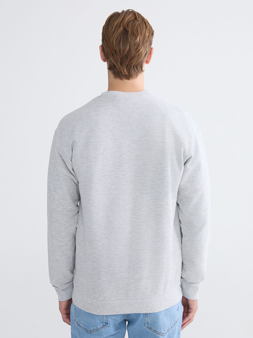 Свитшот Мужской С принтом с Круглым вырезом-3