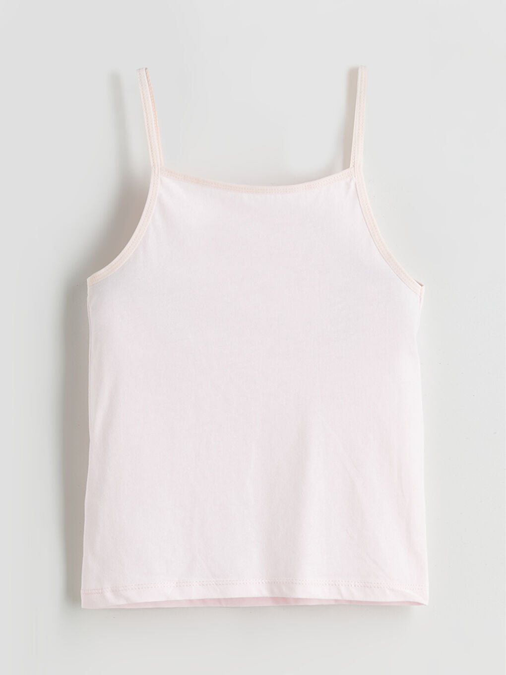 Pembe Kare Yaka Kız Çocuk Atlet