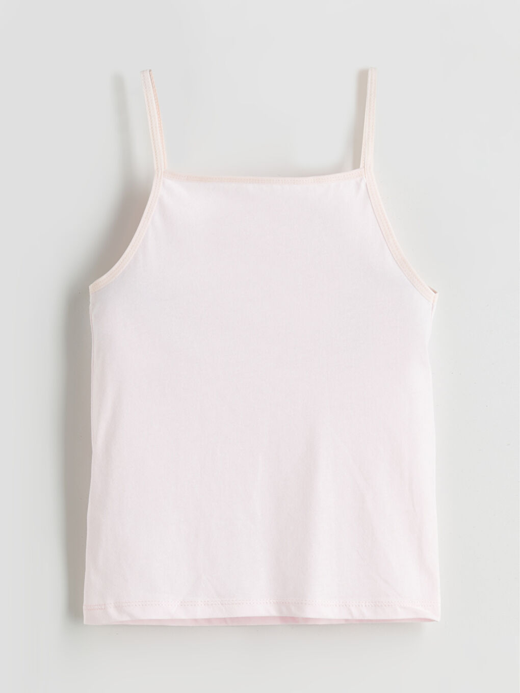 Pembe Kare Yaka Kız Çocuk Atlet-1