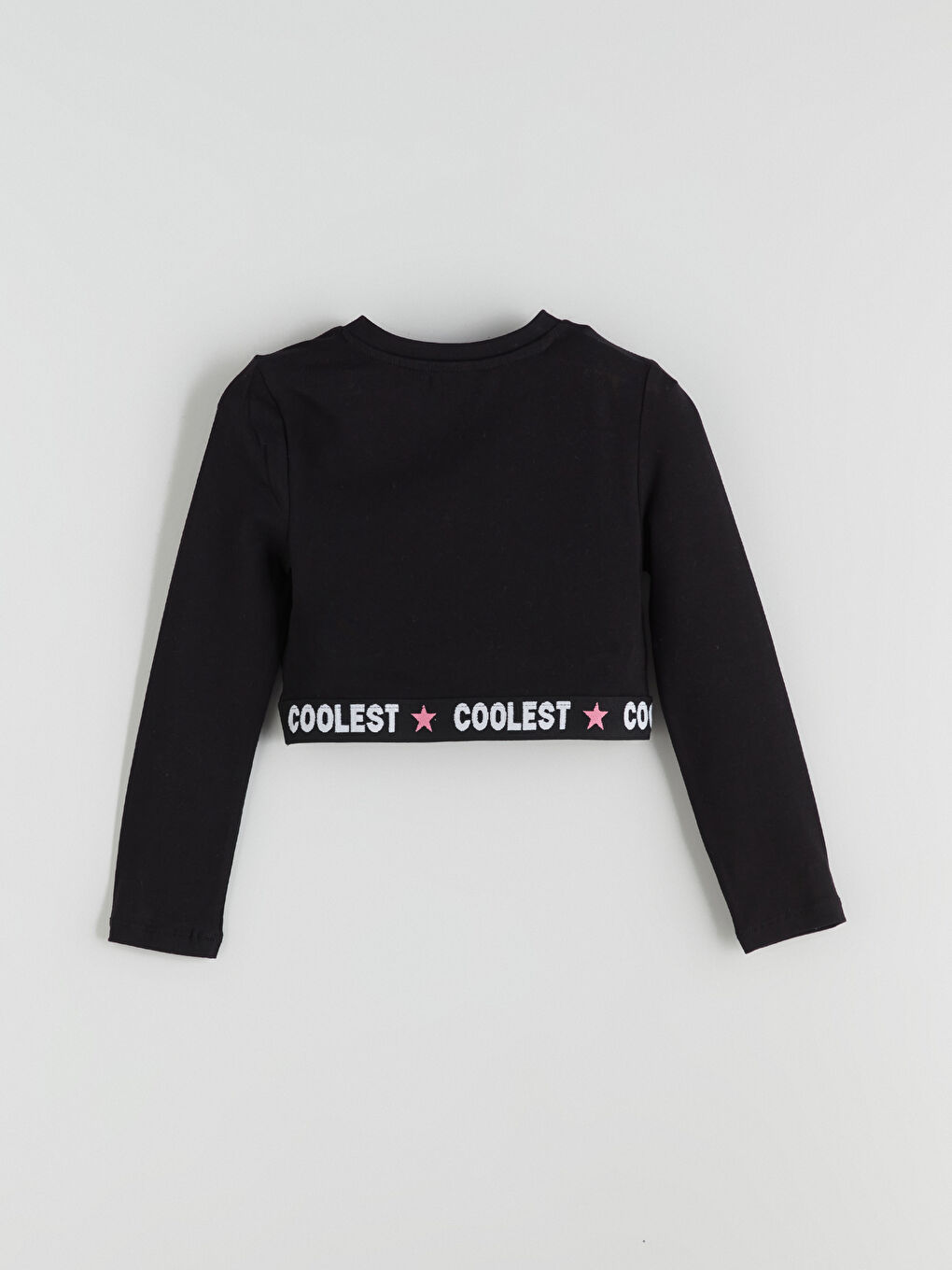 Футболка для дівчаток з круглим вирізом горловини-2