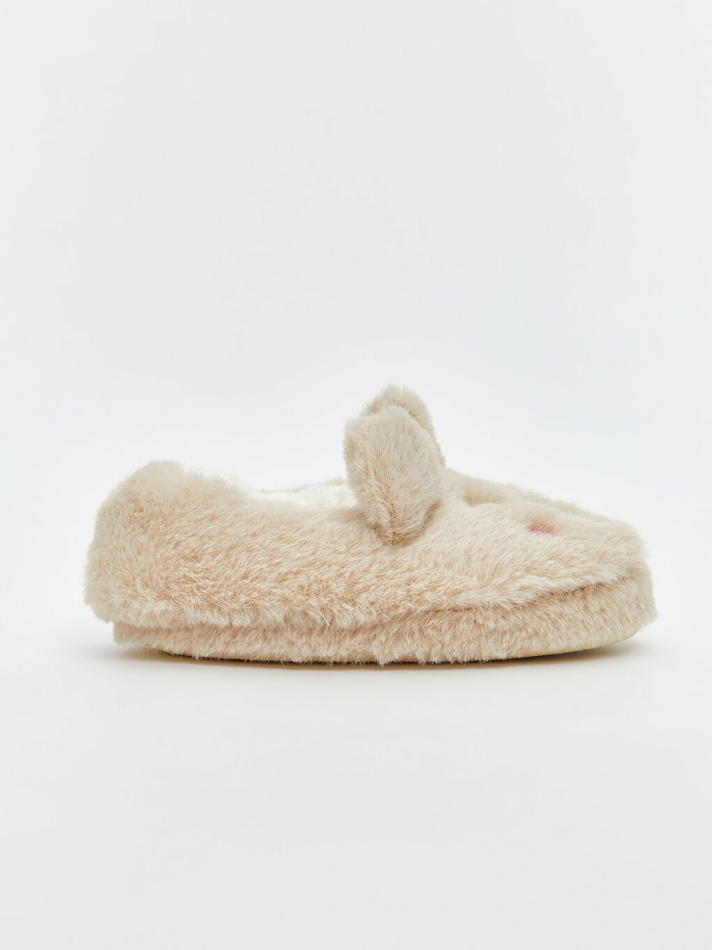 Bej Hayvan Figürlü Kız Bebek Panduf-1