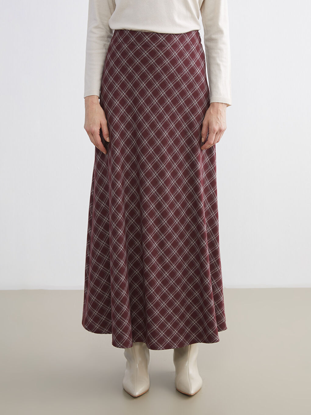 Woman BORDEAUX Skirt-1
