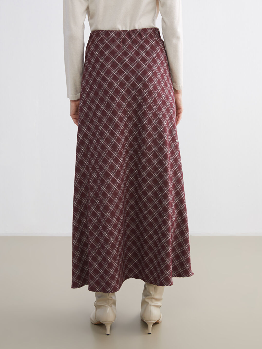 Woman BORDEAUX Skirt-3