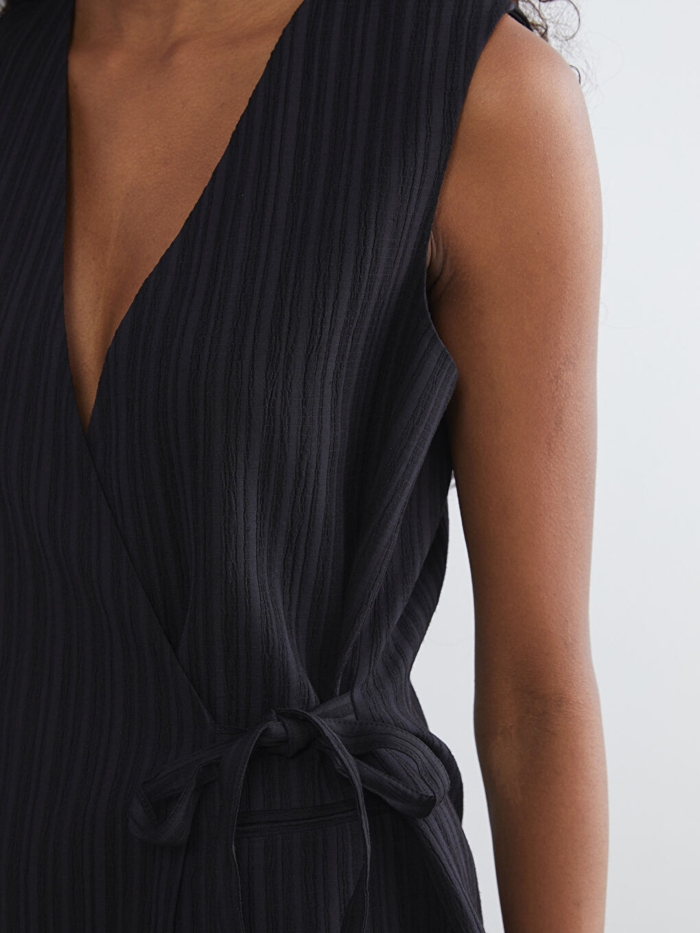 LCW Vision Woman BLACK Suit Waistcoat -W5J468Z8-CVL