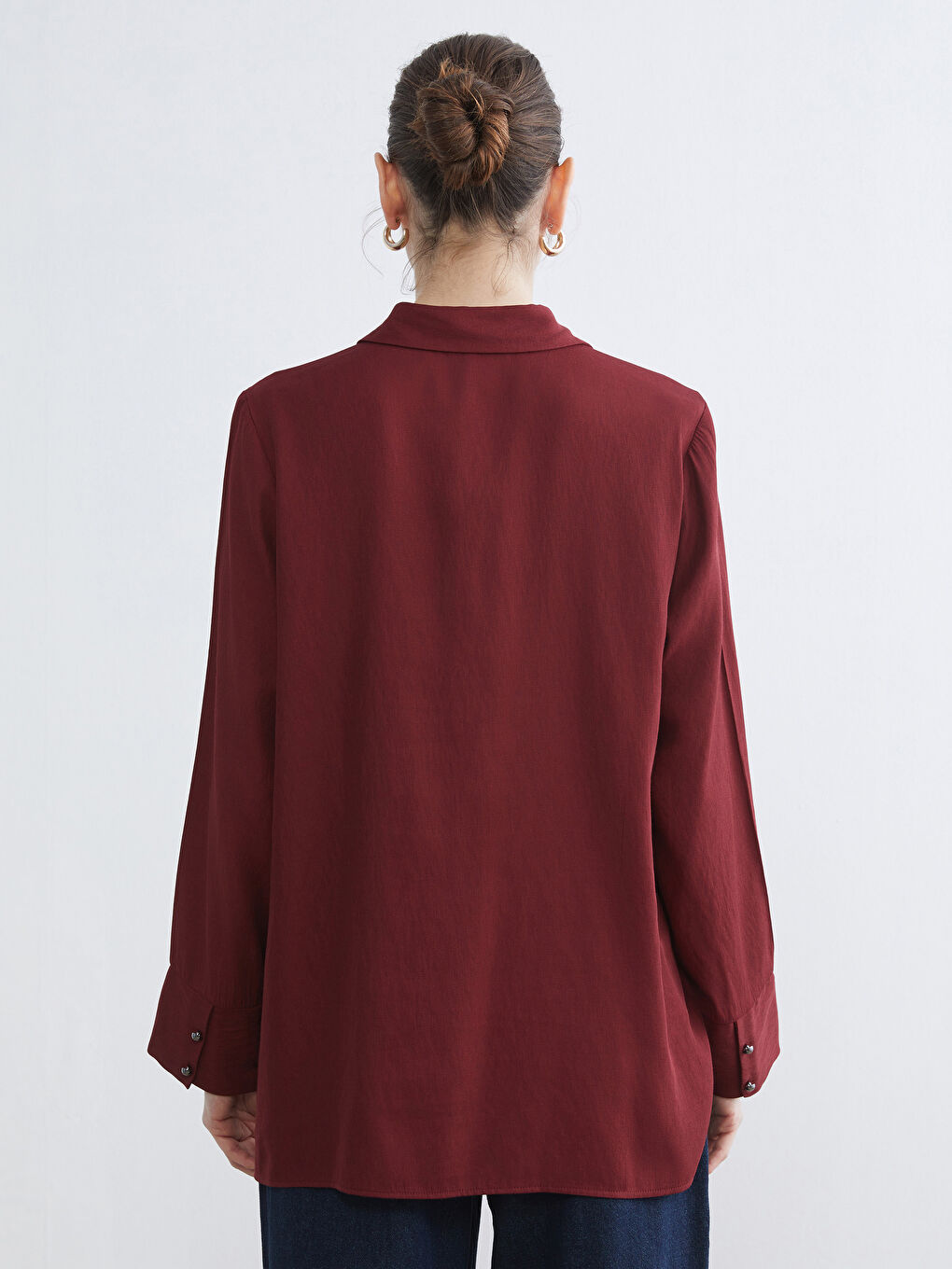 Standardni kroj Ženska košulja ukrašena cirkonima-3