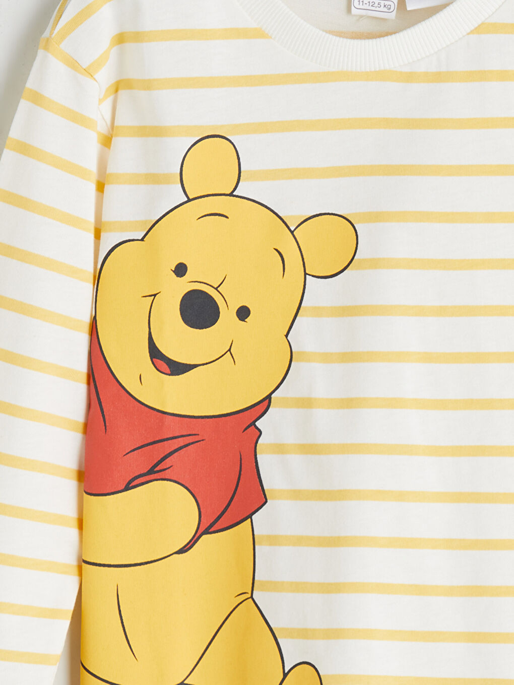 Ekru Winnie the Pooh Baskılı Erkek Bebek Tişört-2