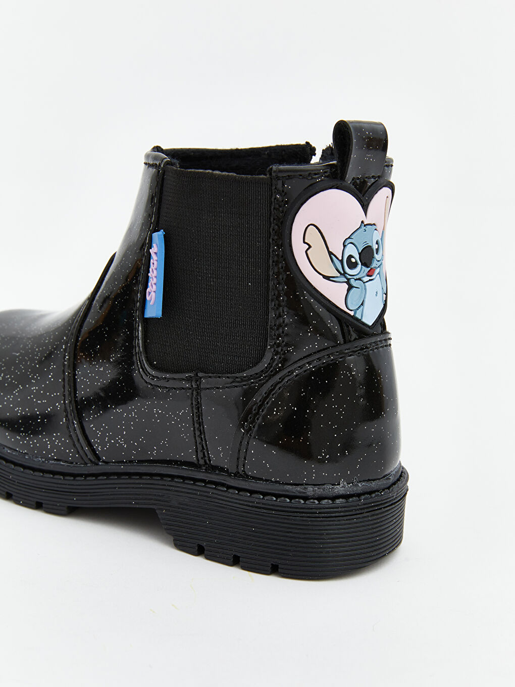 Siyah Parlak Görünümlü Kız Çocuk Bot-4