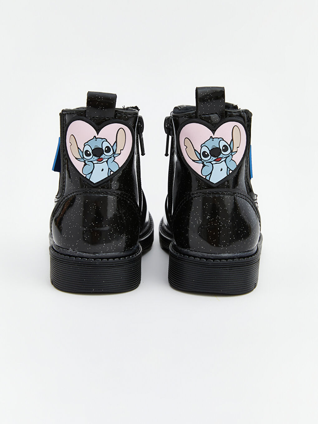 Siyah Parlak Görünümlü Kız Çocuk Bot-5