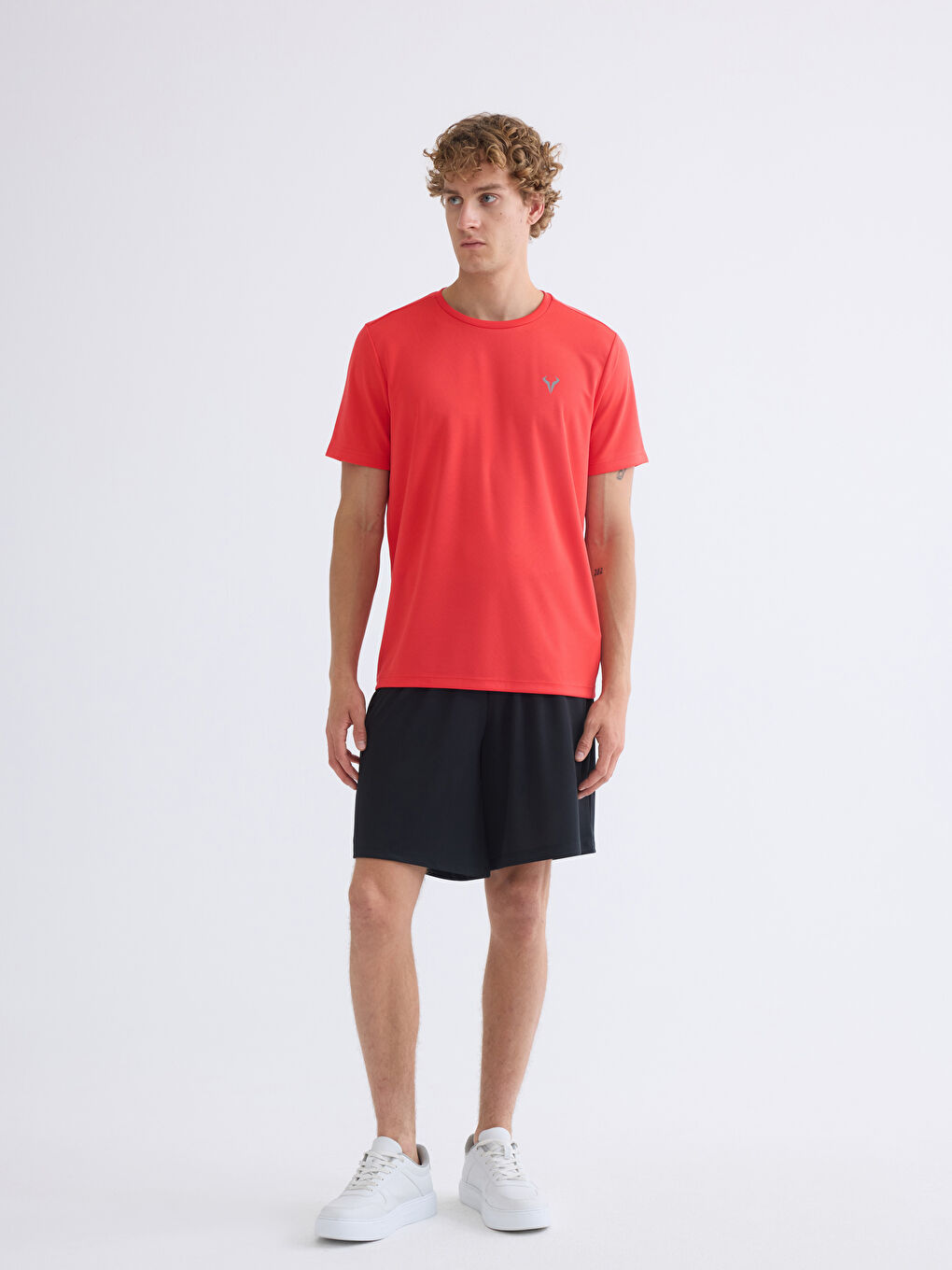 Crew Neck Men's Sports T-Shirt-1