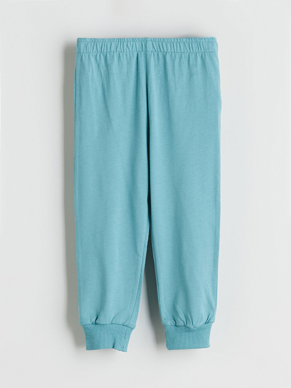 Mavi Bisiklet Yaka Erkek Bebek Sweatshirt ve Eşofman Alt 2'li-5