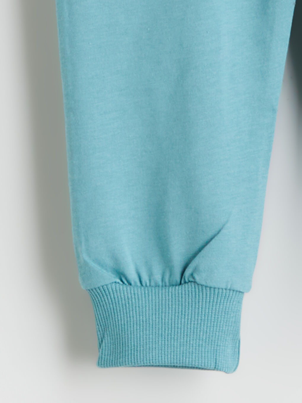 Mavi Bisiklet Yaka Erkek Bebek Sweatshirt ve Eşofman Alt 2'li-6