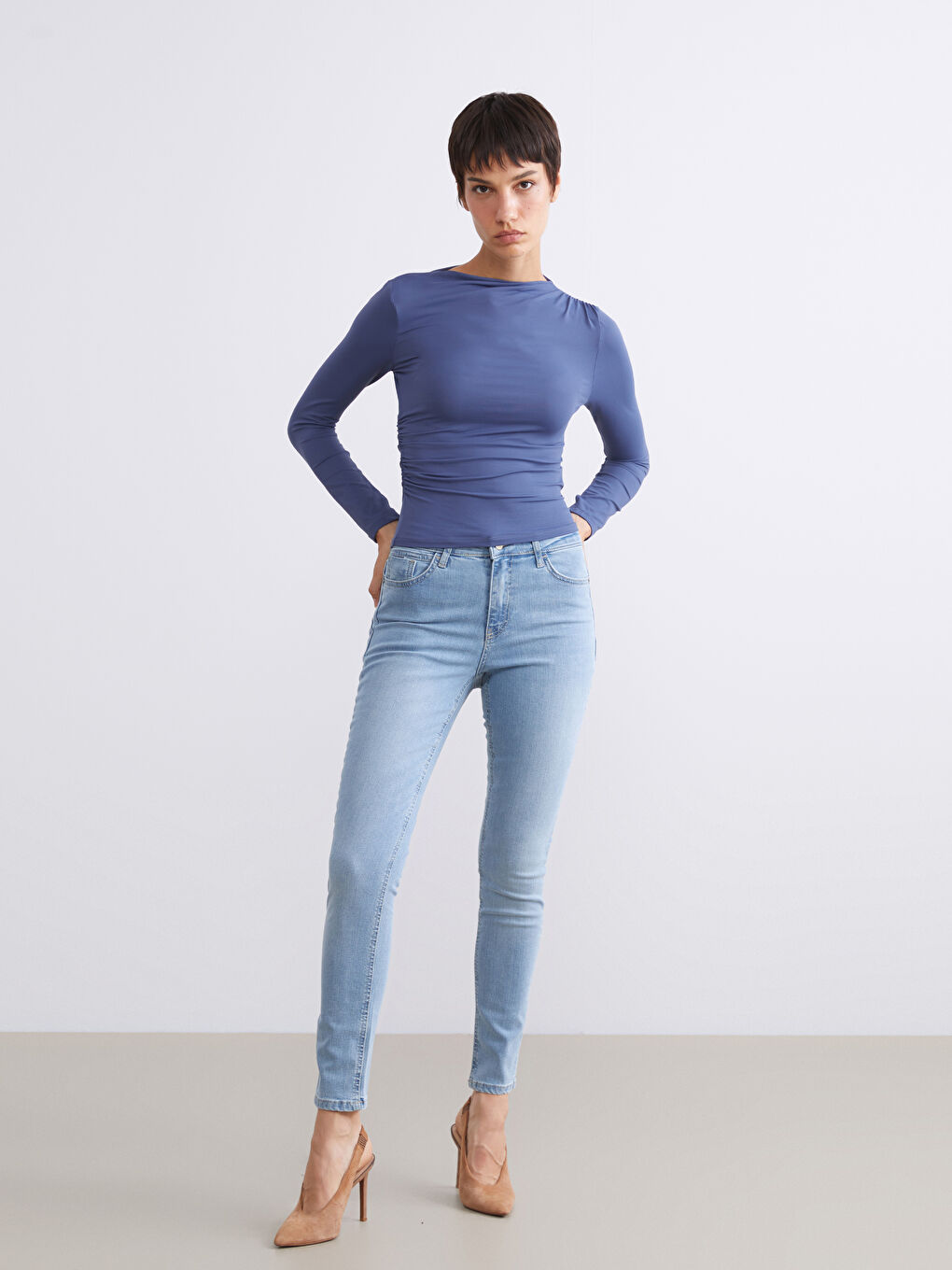 İndigo Push Up Kadın Jean Pantolon