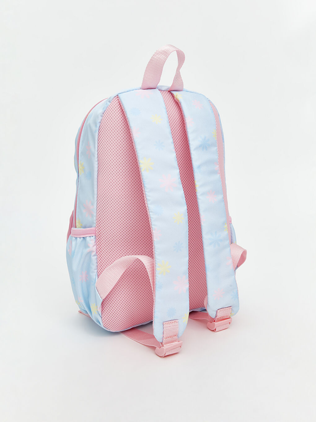 Mavi Şirinler Baskılı Kız Çocuk Okul Çantası-2