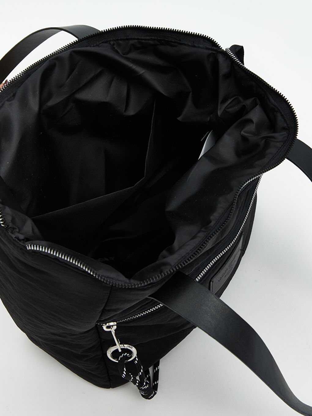 Siyah Fermuarlı Kadın Kol Çantası-2