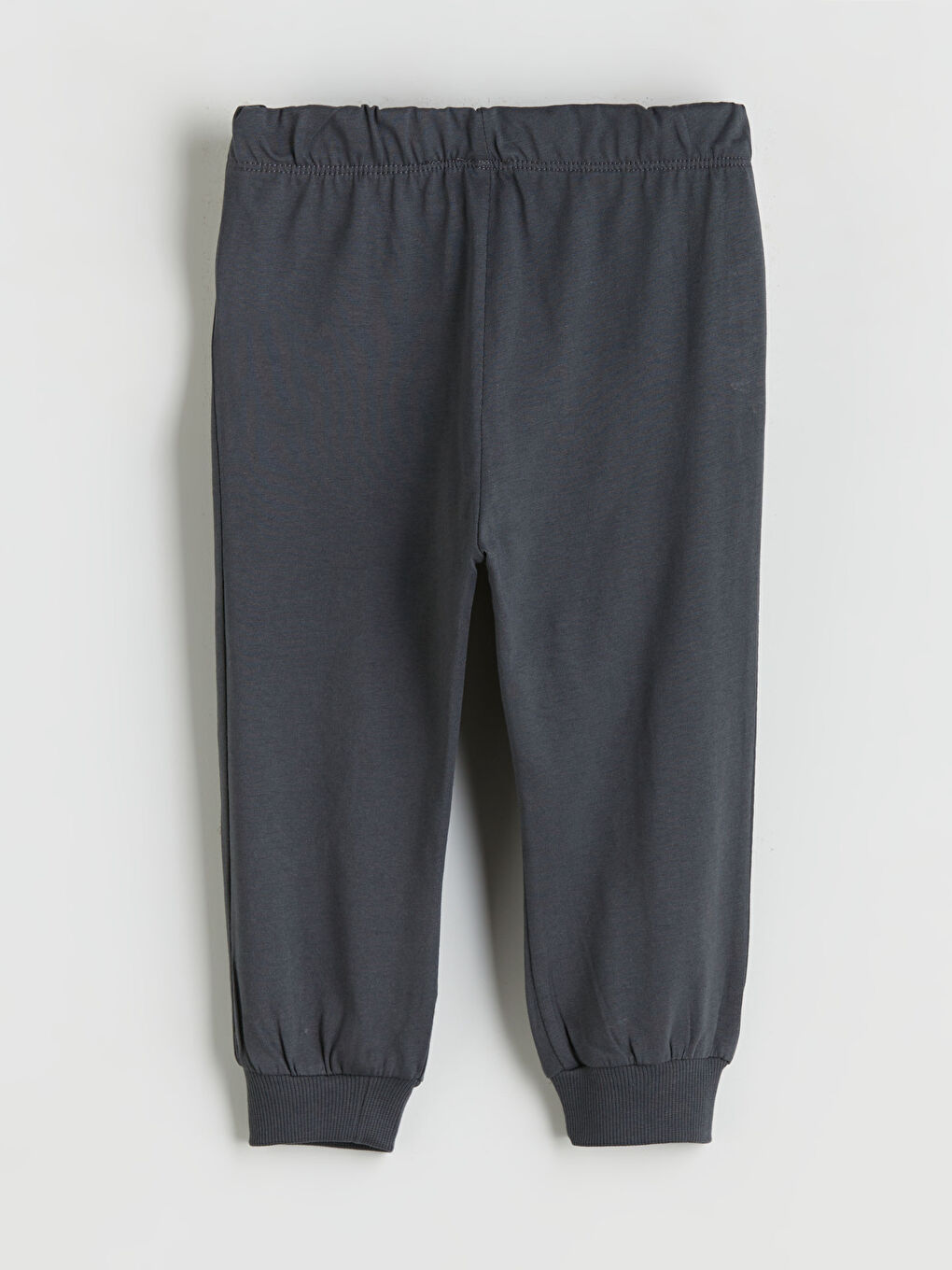 Gri Beli Lastikli Erkek Bebek Jogger Eşofman Altı-1