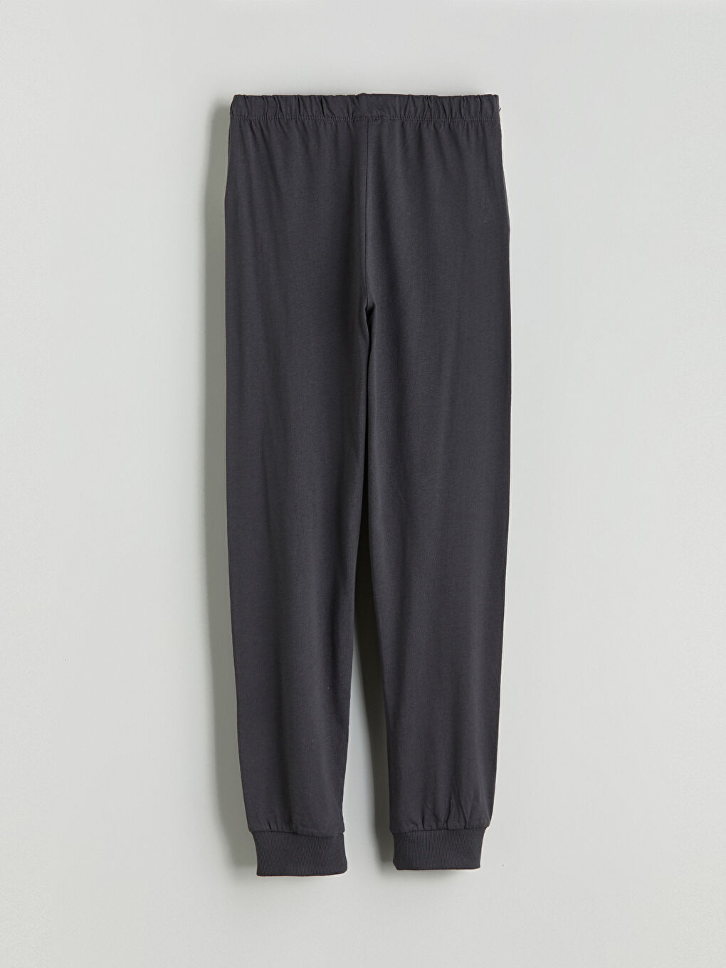 Antrasit Beli Lastikli Erkek Çocuk Pijama Alt-1