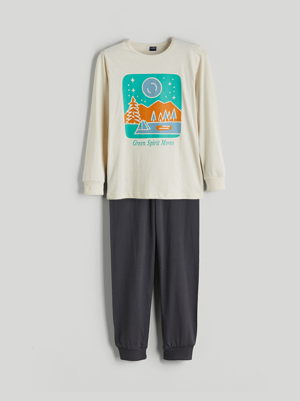 Crew Neck Boys' Pyjama Set