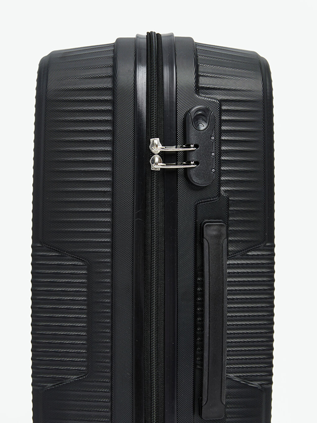 Lock Detailed Medium Size Suitcase-3