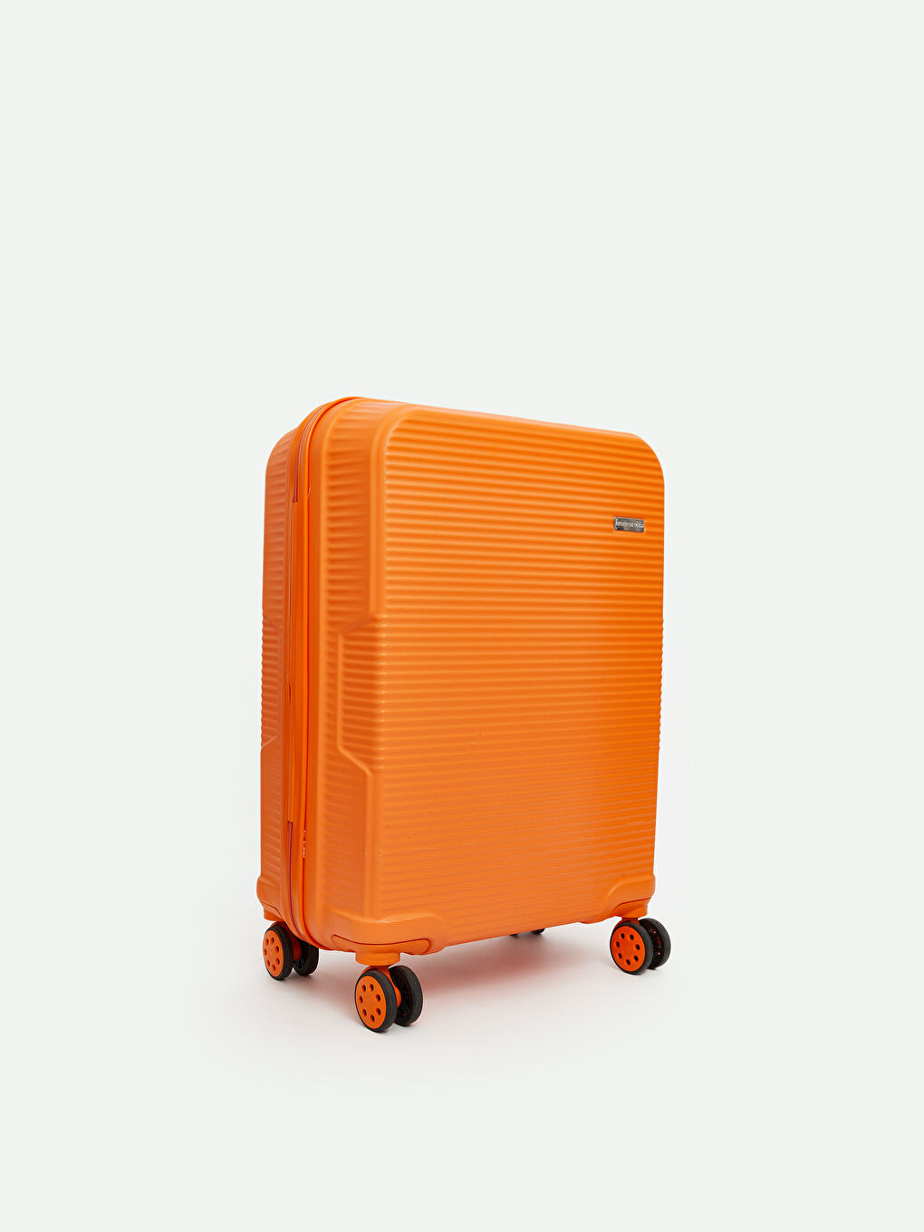 Turuncu Kilit Detaylı Küçük Boy Valiz