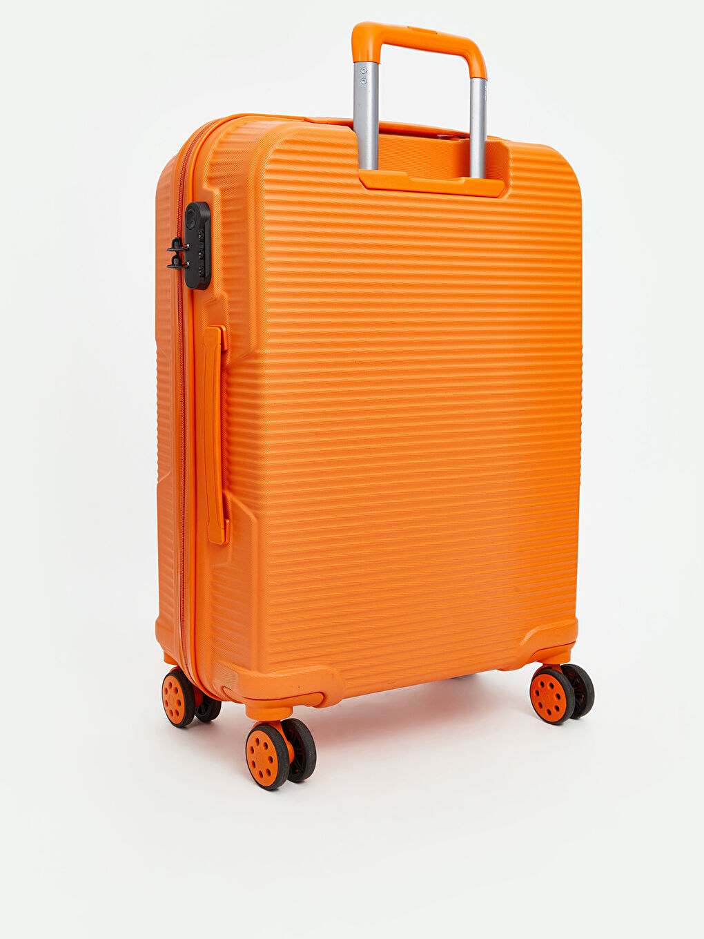 Turuncu Kilit Detaylı Büyük Boy Valiz-1