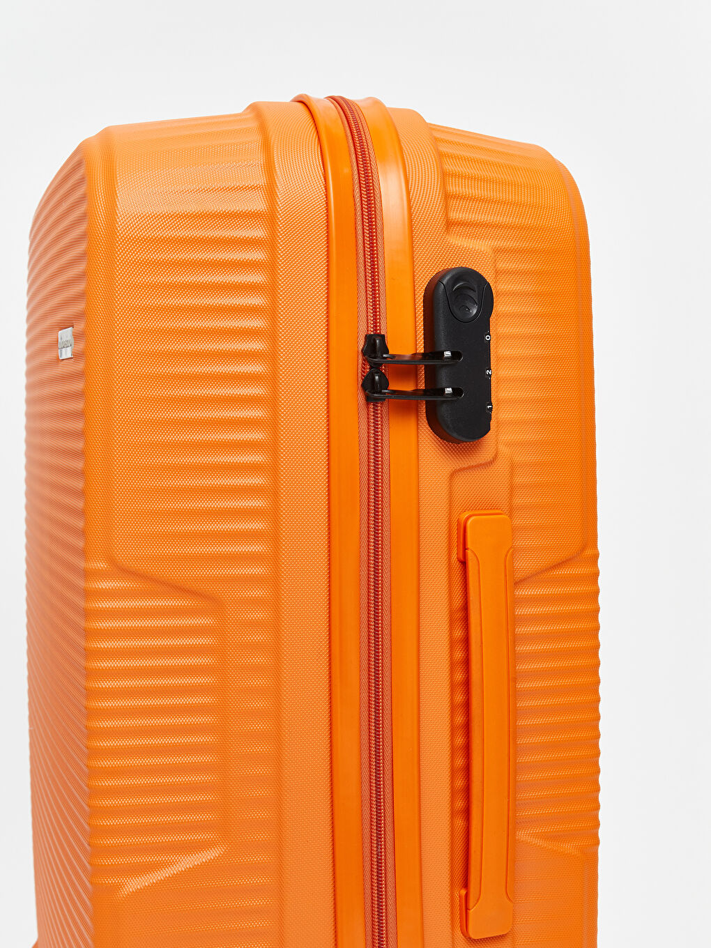 Turuncu Kilit Detaylı Büyük Boy Valiz-3
