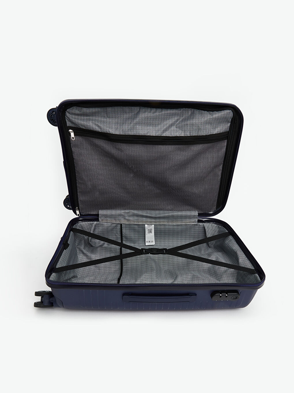 Lock Detailed Medium Size Suitcase-2
