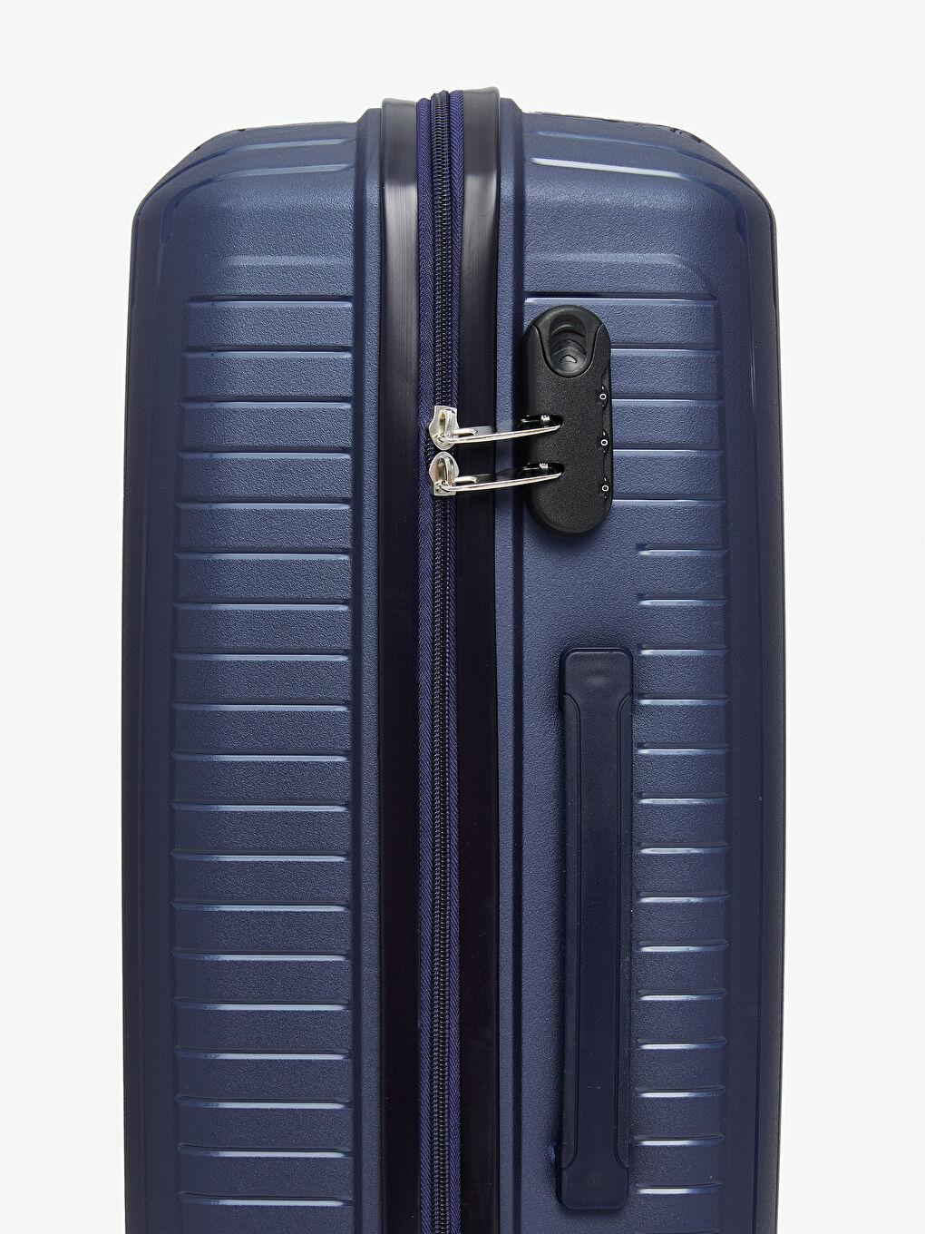 Lock Detailed Medium Size Suitcase-3