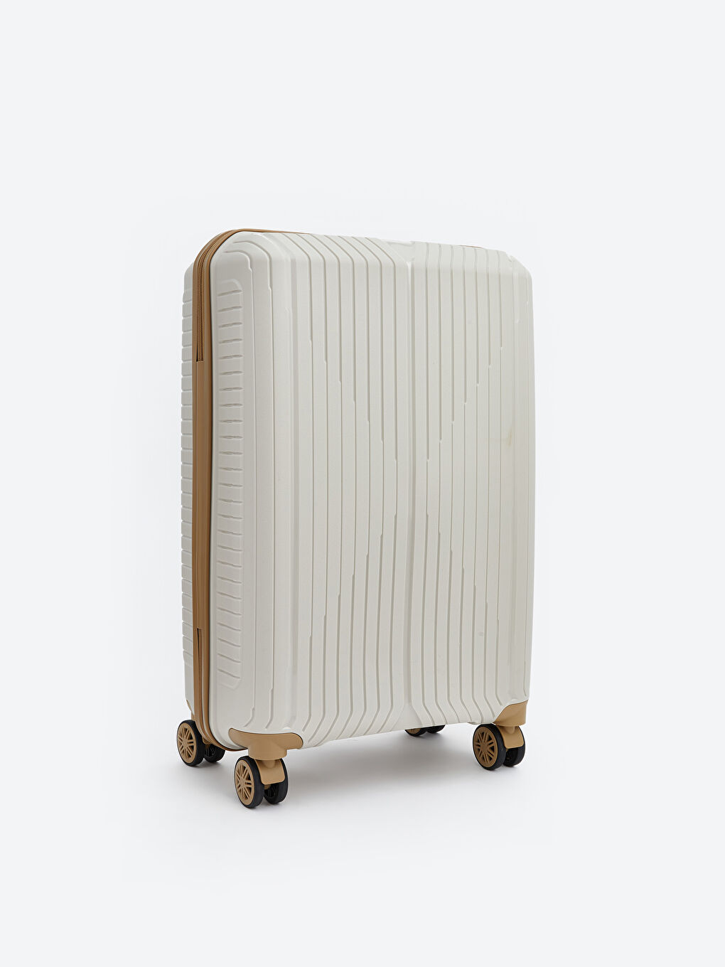 Lock Detailed Medium Size Suitcase