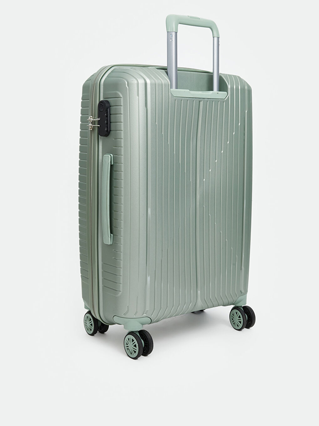 Large Suitcase with Lock Detail-1