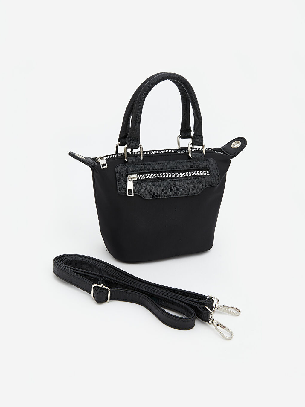 Siyah Çıkarılabilir Askılı Kadın Omuz Çantası-1