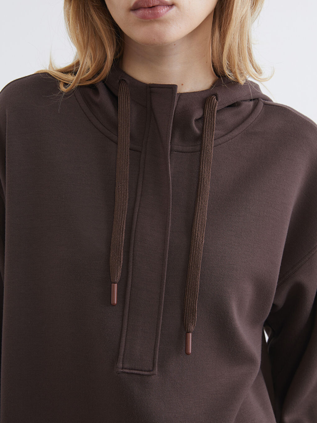 Woman BROWN Hoodie-2