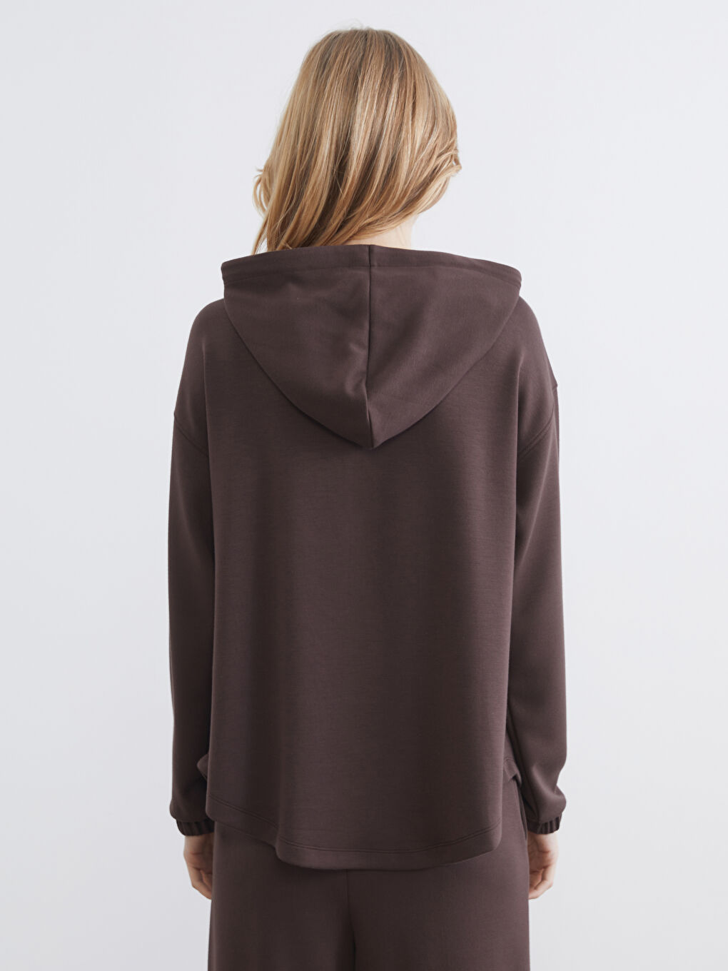 Woman BROWN Hoodie-3