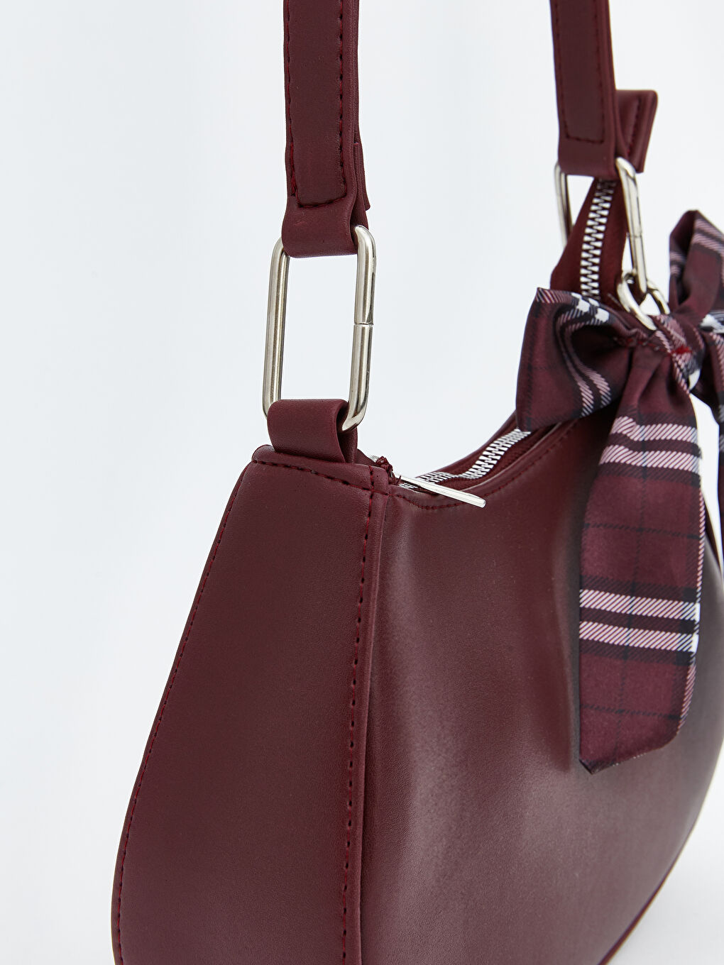 Leather-Look Women's Shoulder Bag-2