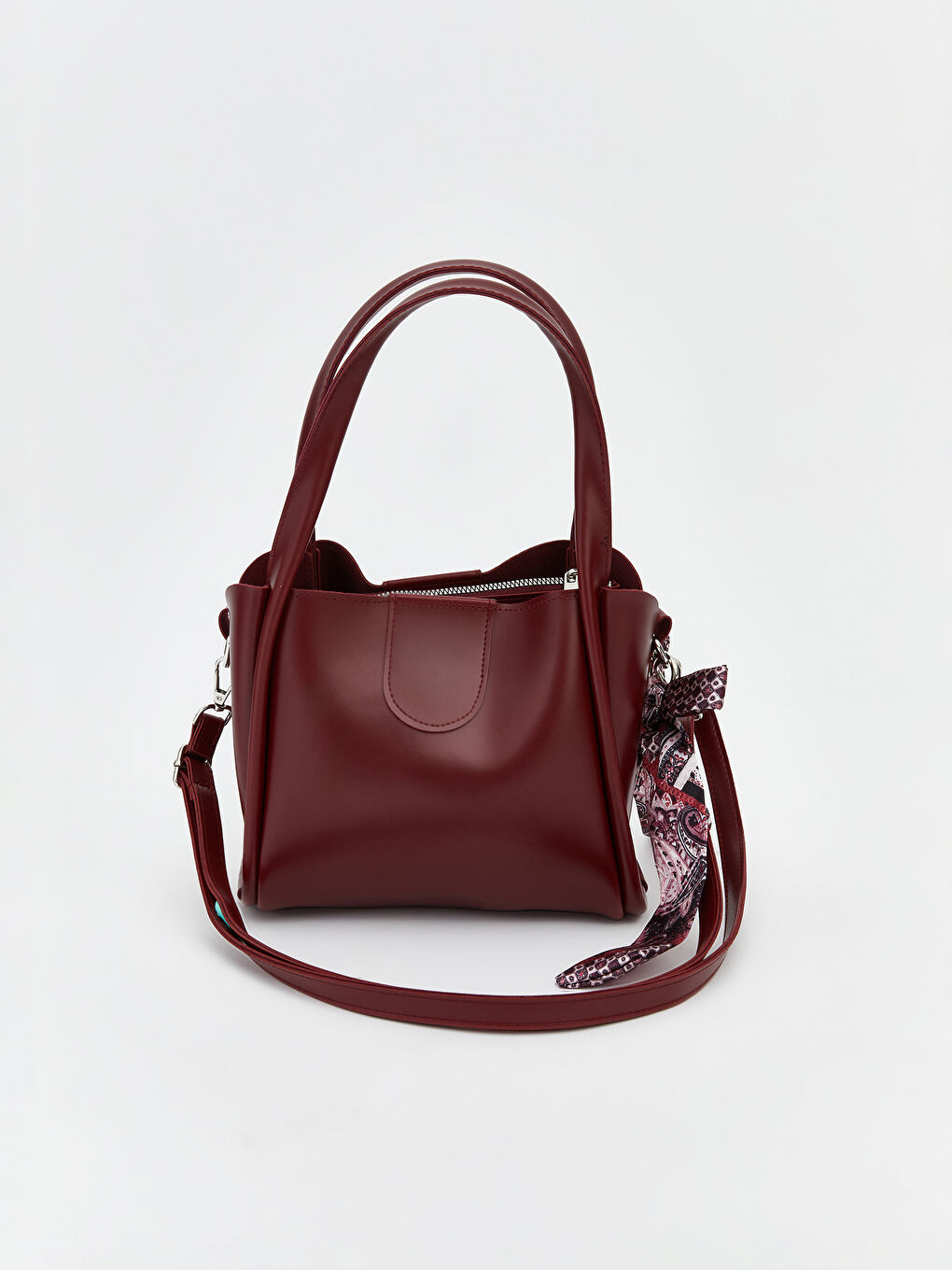 Scarf Detailed Women's Shoulder Bag