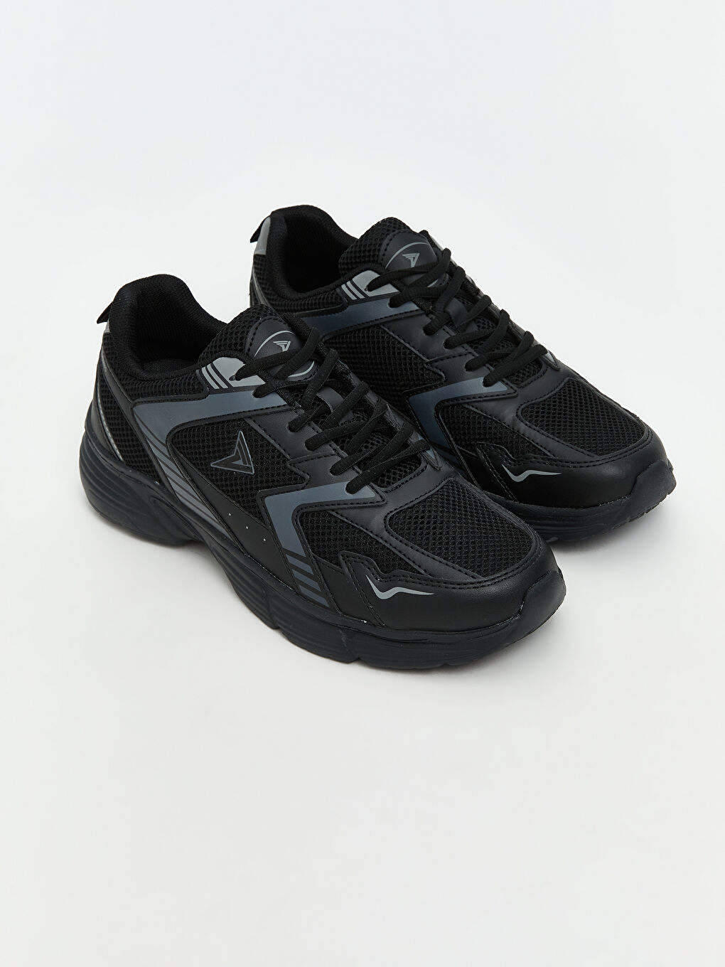 Siyah Bağcıklı Erkek Spor Ayakkabı