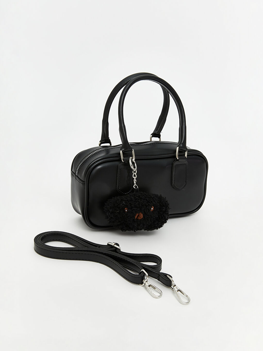 Siyah Omuz Askılı Kadın Omuz Çantası-1