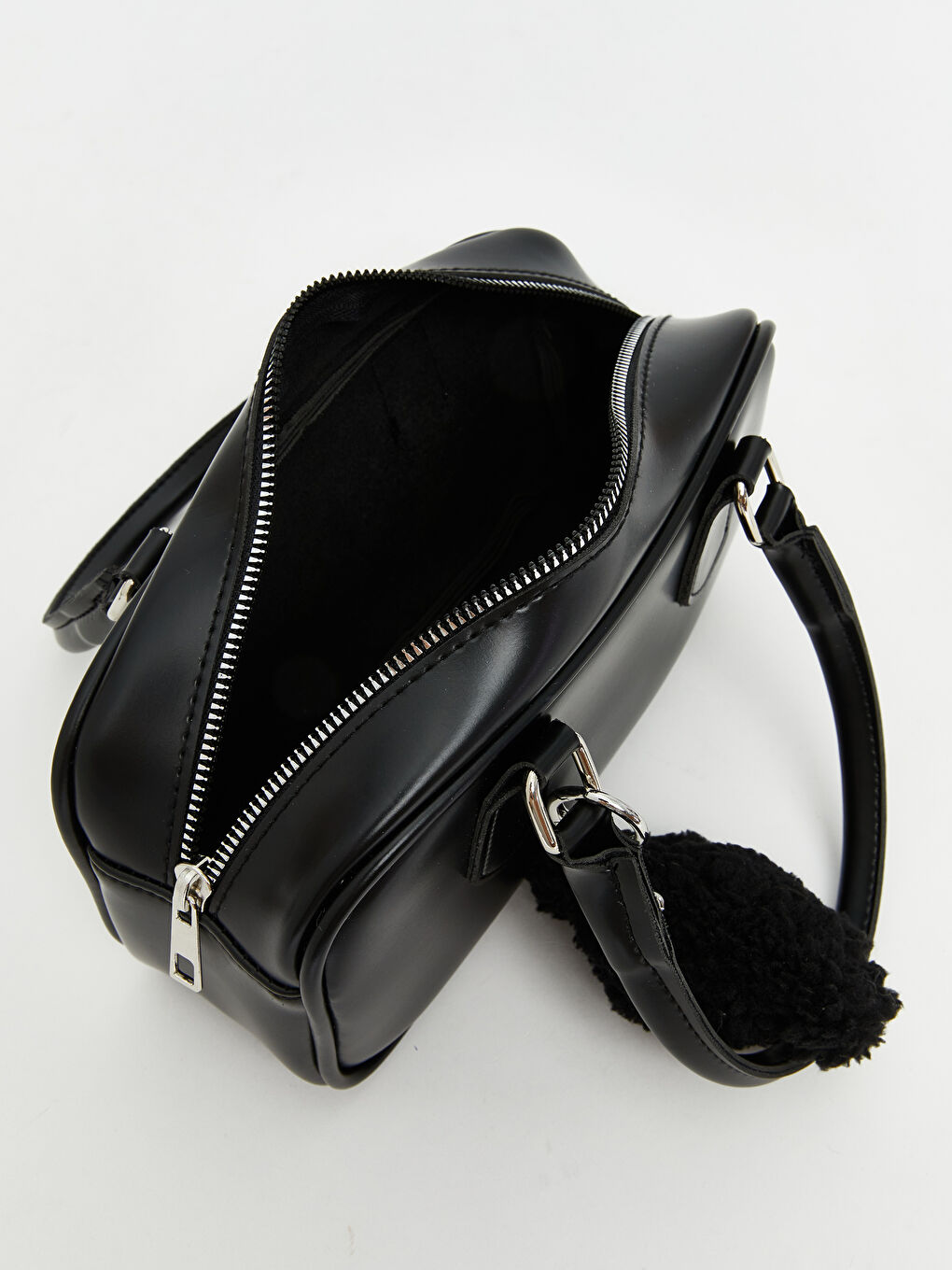 Siyah Omuz Askılı Kadın Omuz Çantası-3