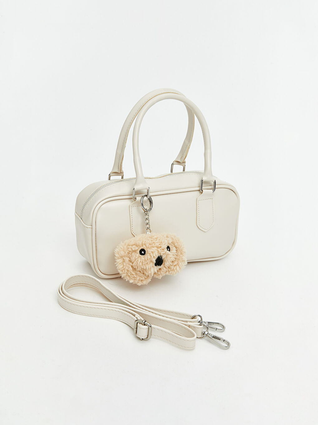 Ekru Omuz Askılı Kadın Omuz Çantası-1