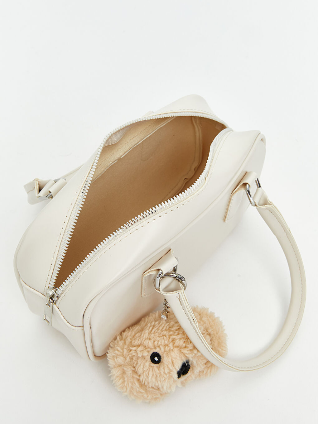 Ekru Omuz Askılı Kadın Omuz Çantası-2