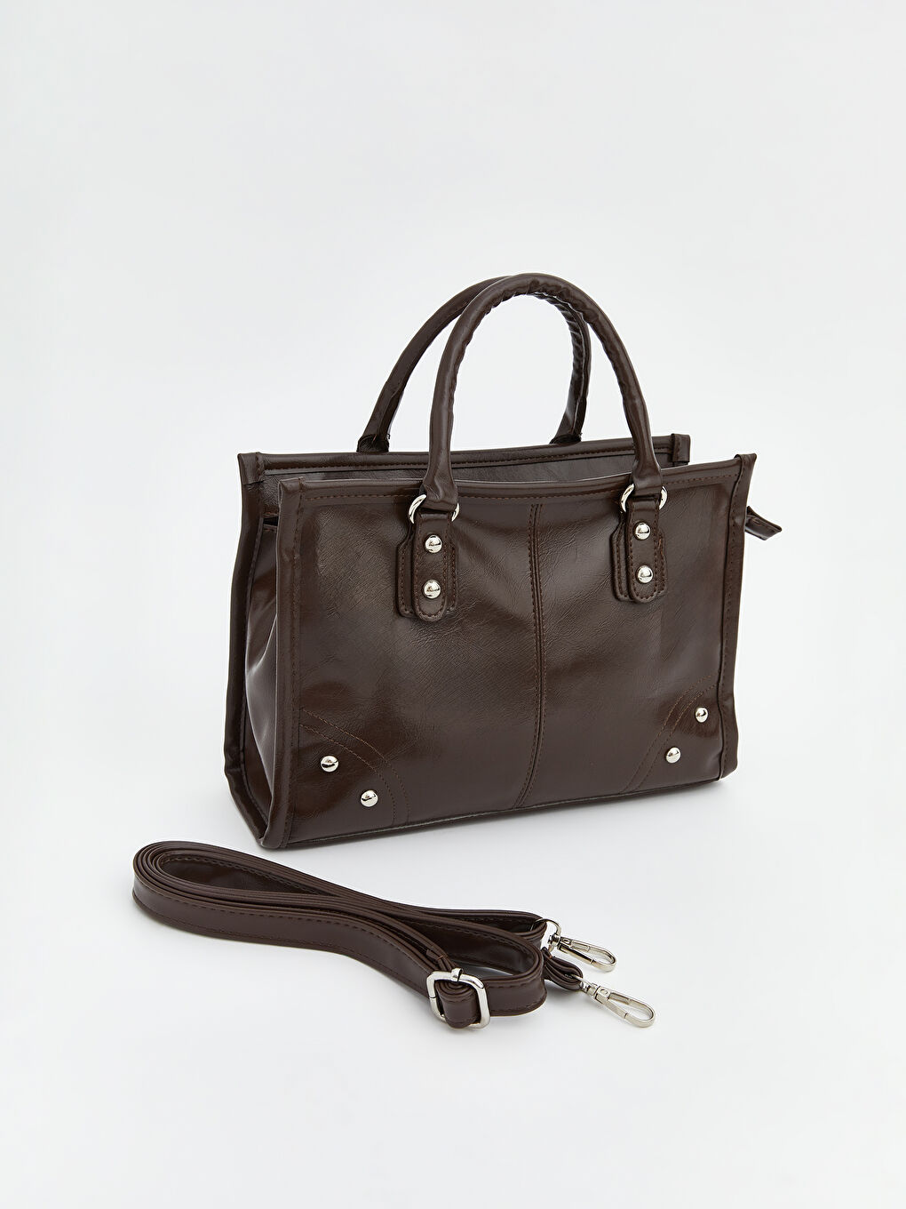 Faux Leather Women's Handbag-1