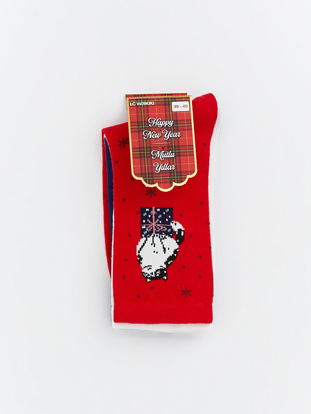 New Year Themed Women's Ankle Socks 3-Pack-1