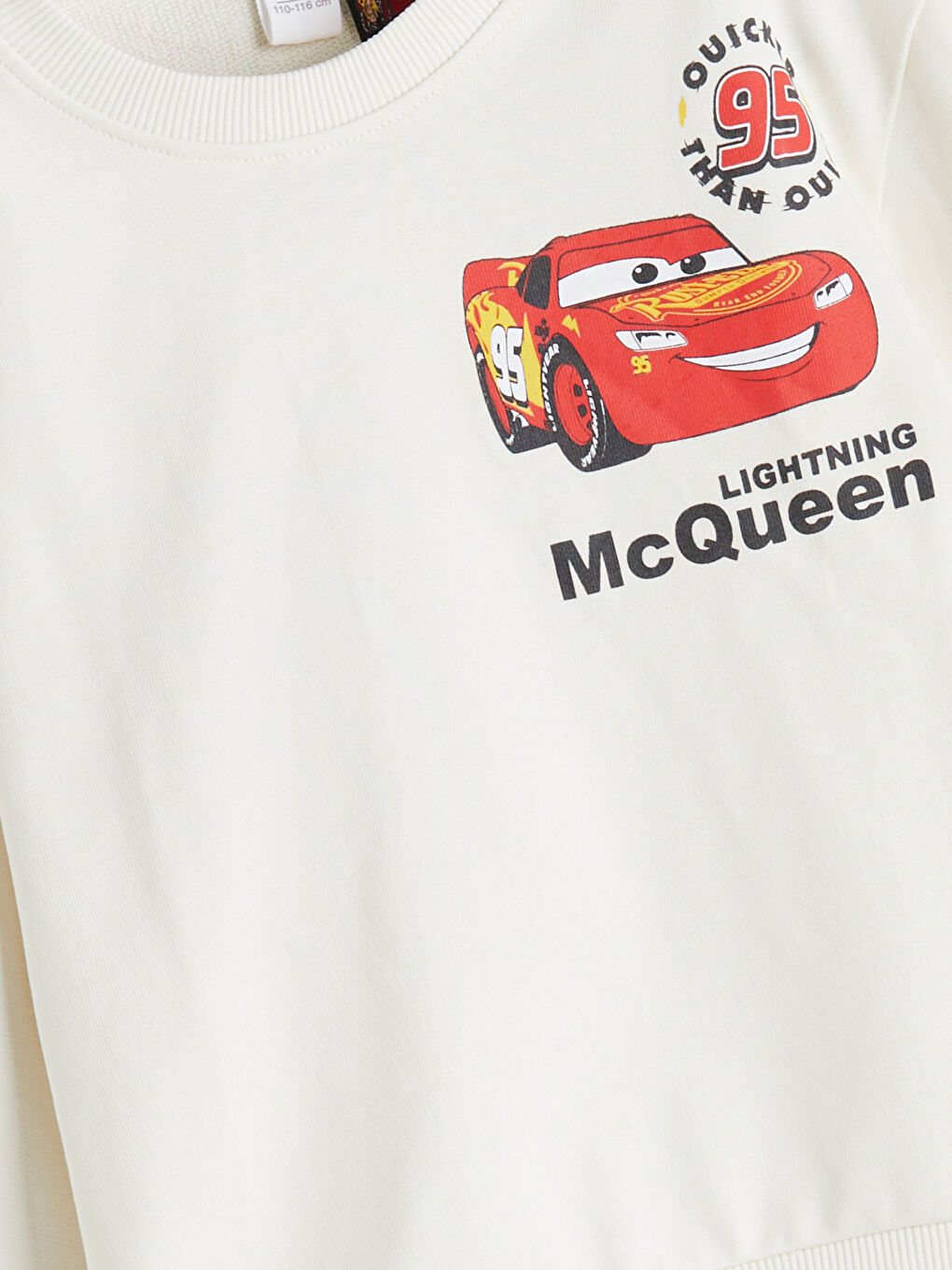 Bej Arabalar Baskılı Erkek Çocuk Sweatshirt-2