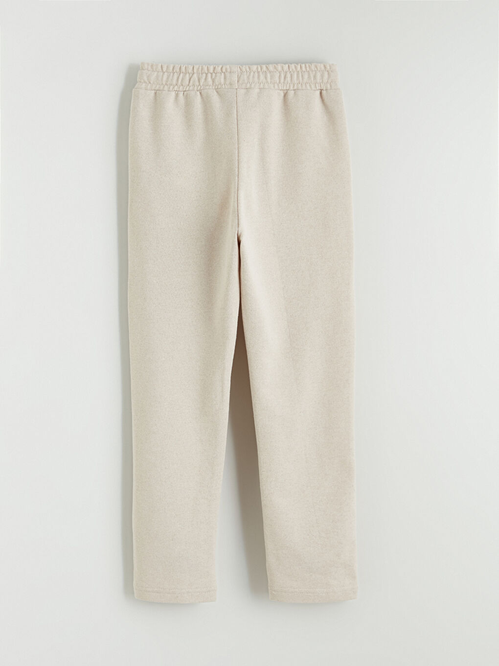 Bej Beli Lastikli Erkek Çocuk Eşofman Alt-2