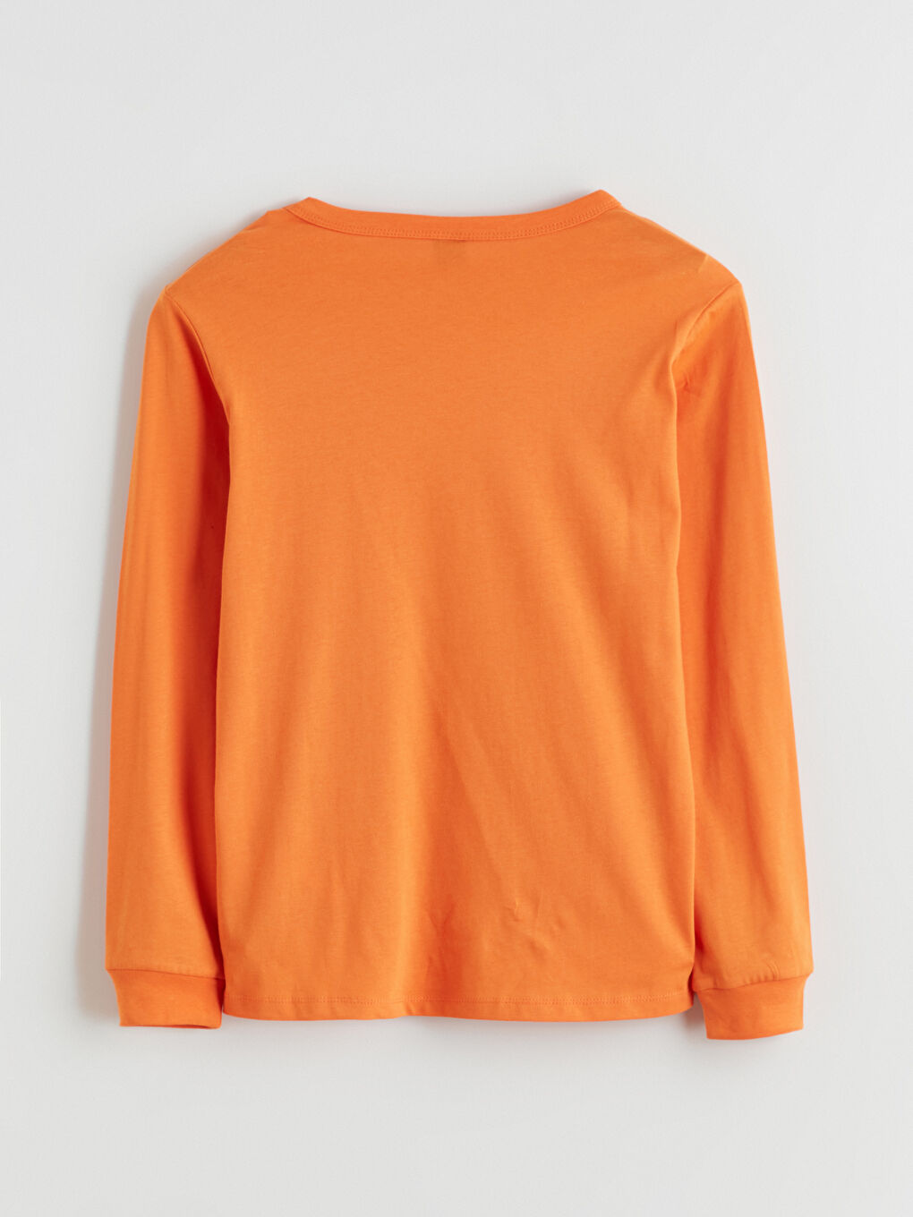 Turuncu Bisiklet Yaka Baskılı Erkek Çocuk Tişört-2