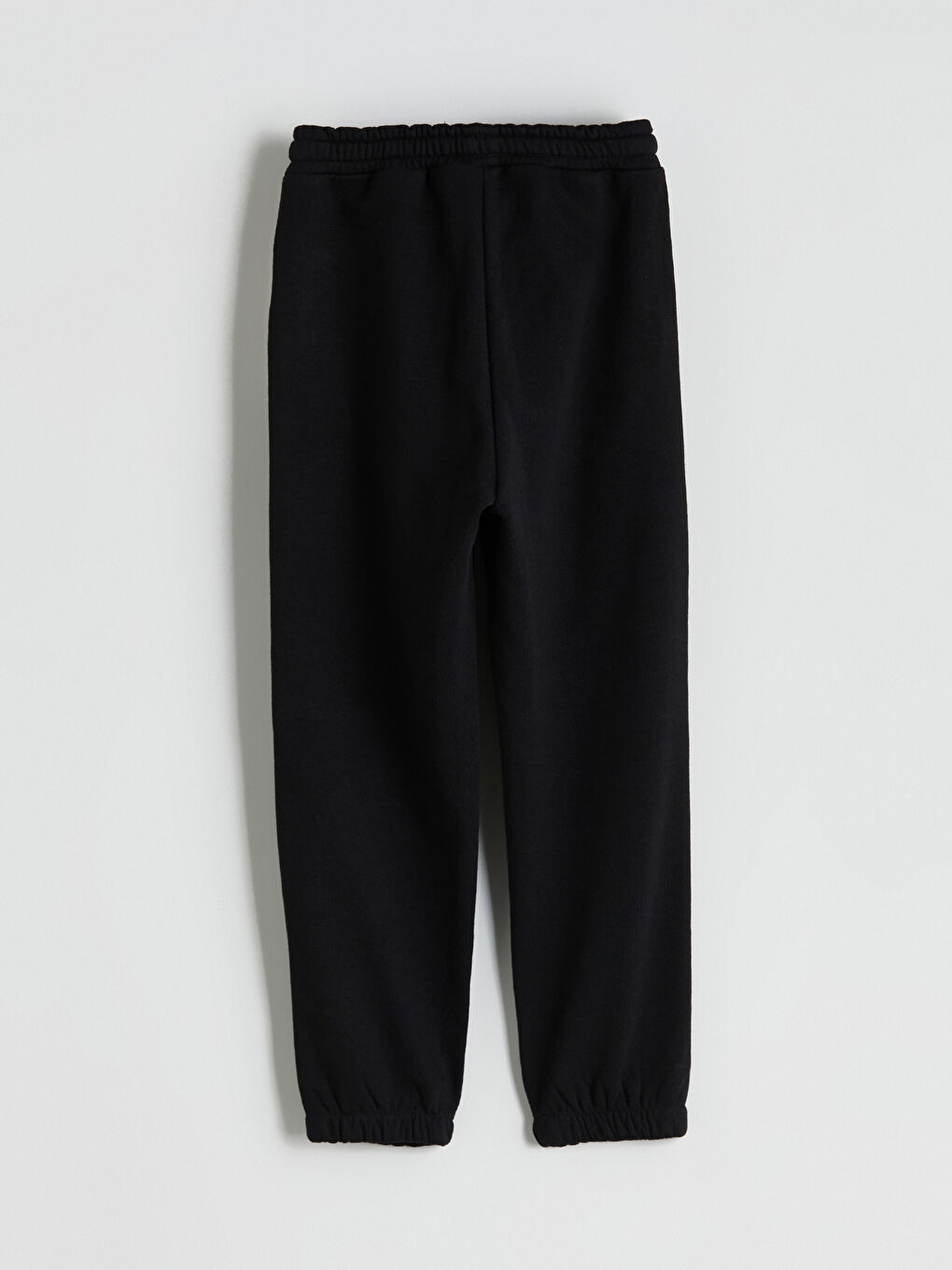 Siyah Beli Lastikli Erkek Çocuk Jogger Eşofman Alt-2