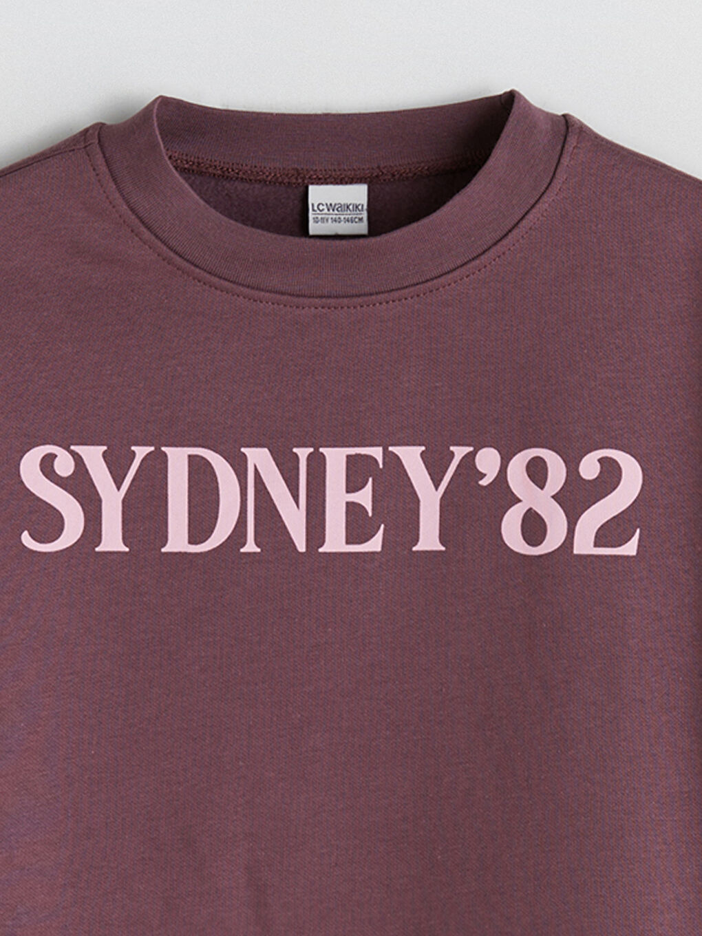 Crew Neck Girls' Sweatshirt-1