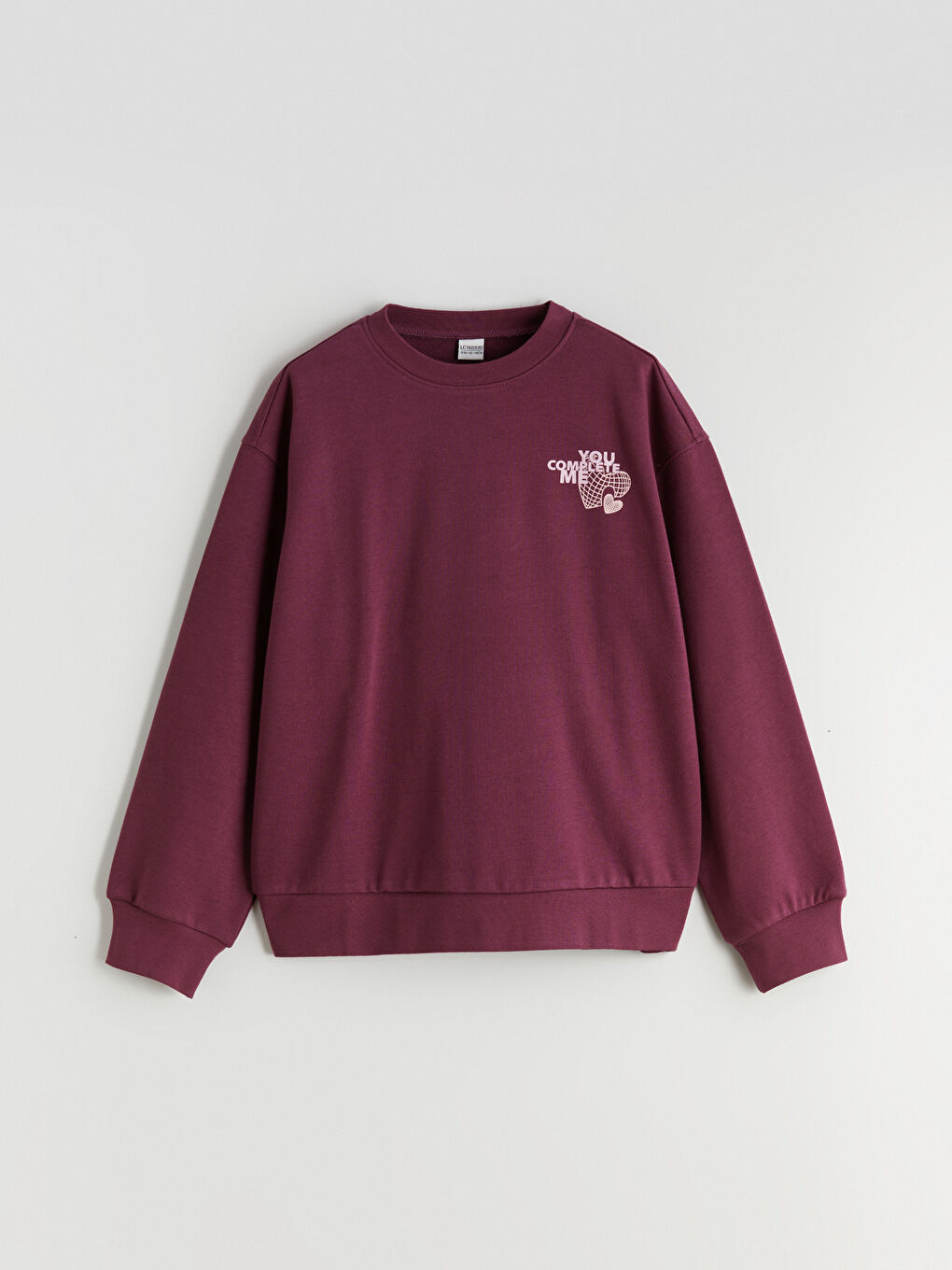 Crew Neck Girls' Sweatshirt