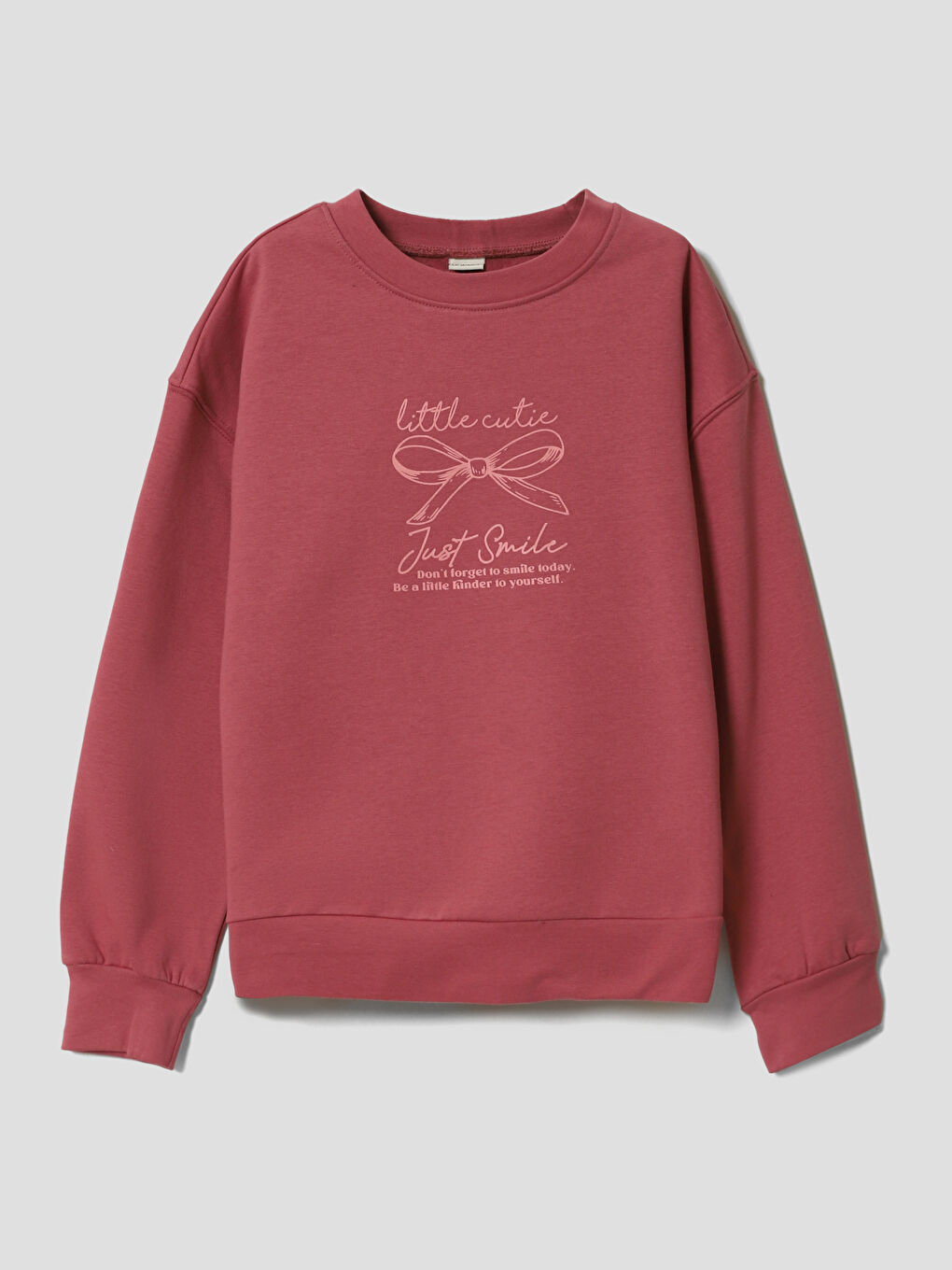 Crew Neck Girls' Sweatshirt