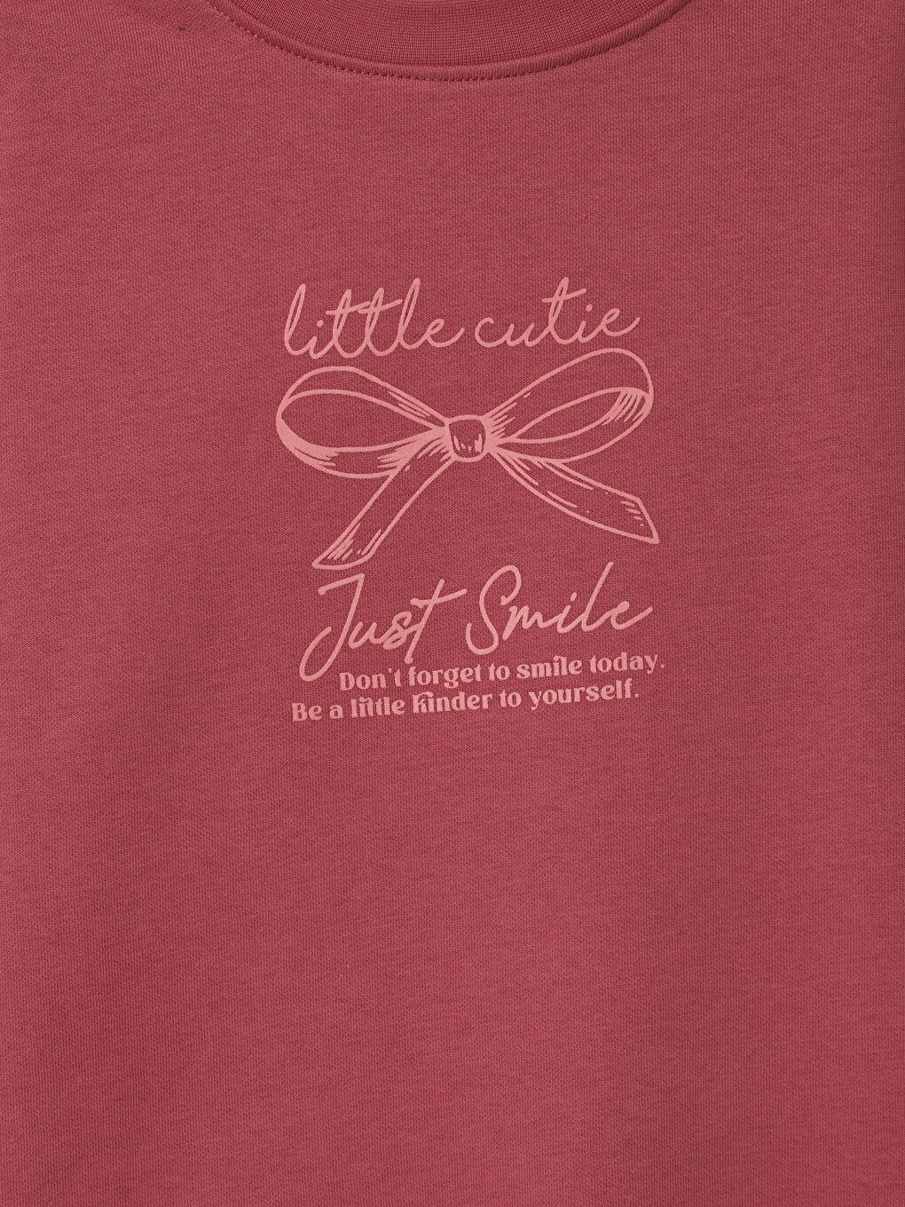 Crew Neck Girls' Sweatshirt-2